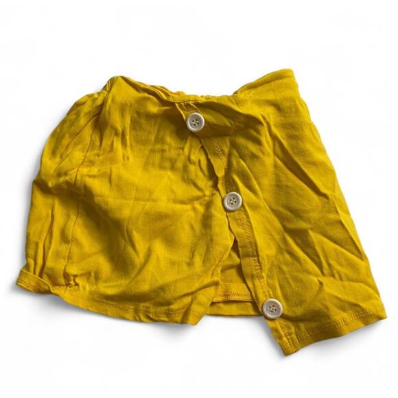 Bright Yellow Button-Front Skirt SHEIN Kids 100 (3–4 Years) - Picture 2 of 6